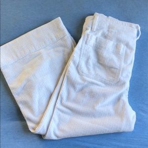 Emmet wide leg crop pants in corduroy